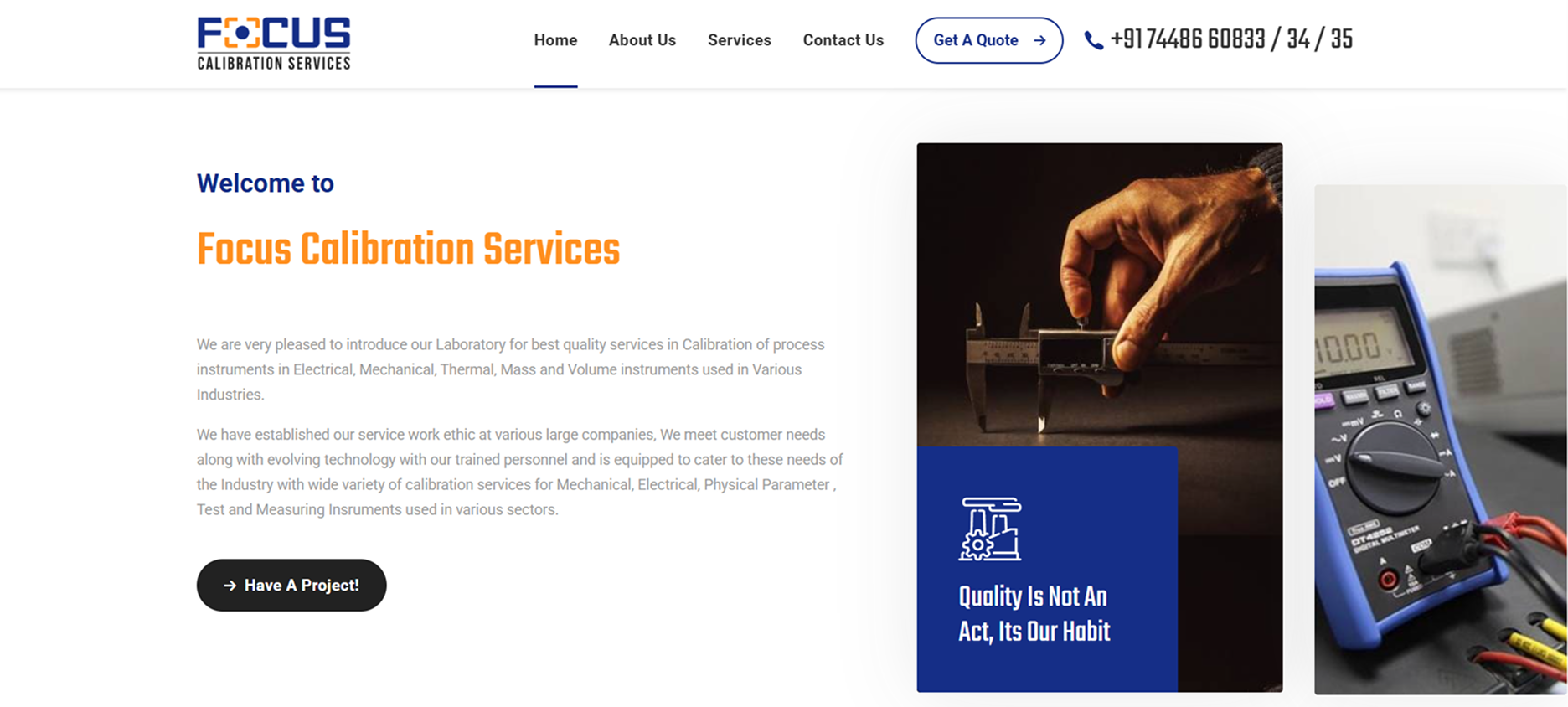 Focus Calibration Services Image